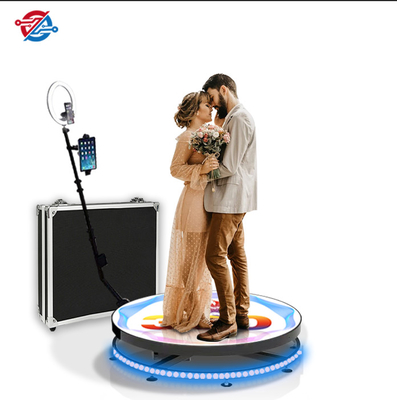Máquina de cabine de fotos de vídeo com câmera de 360 ​​graus romântica automática 360 cabine de fotos