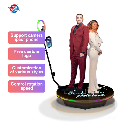 Phone App 360 Photo Booth Platform Promoção Automática de Relacionamento Rotativo Spinner